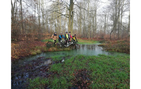 Ciel bleu, temps frais, ça roule au VTT Rouen